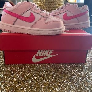 Pink Nike Dunks Kids